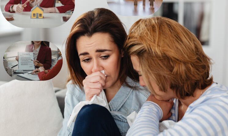 Casal preocupado analisando risco de penhora do bem de família do fiador em contrato de locação